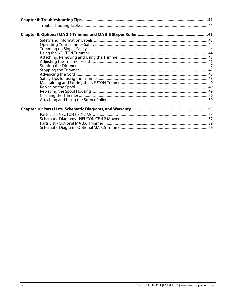 Neuton CE 6.2 User Manual | Page 4 / 66