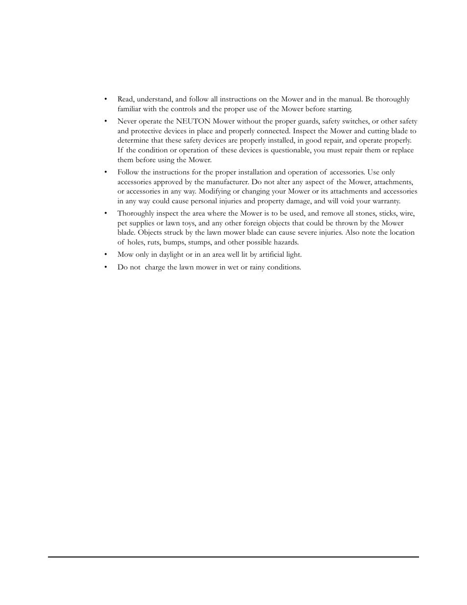 Preparing to use your mower | Neuton EM 5.1 User Manual | Page 10 / 52