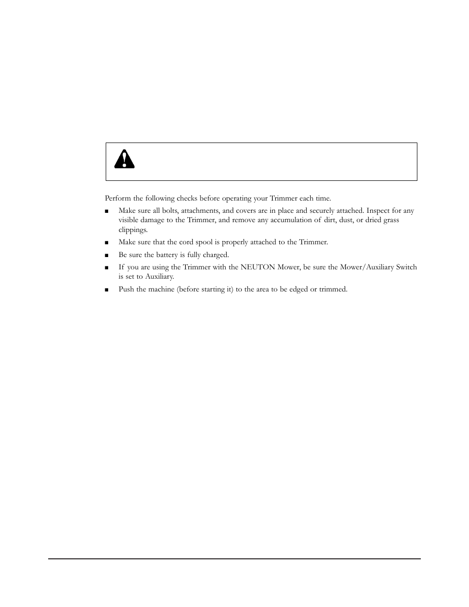 Before starting | Neuton MA 3.0 User Manual | Page 11 / 24