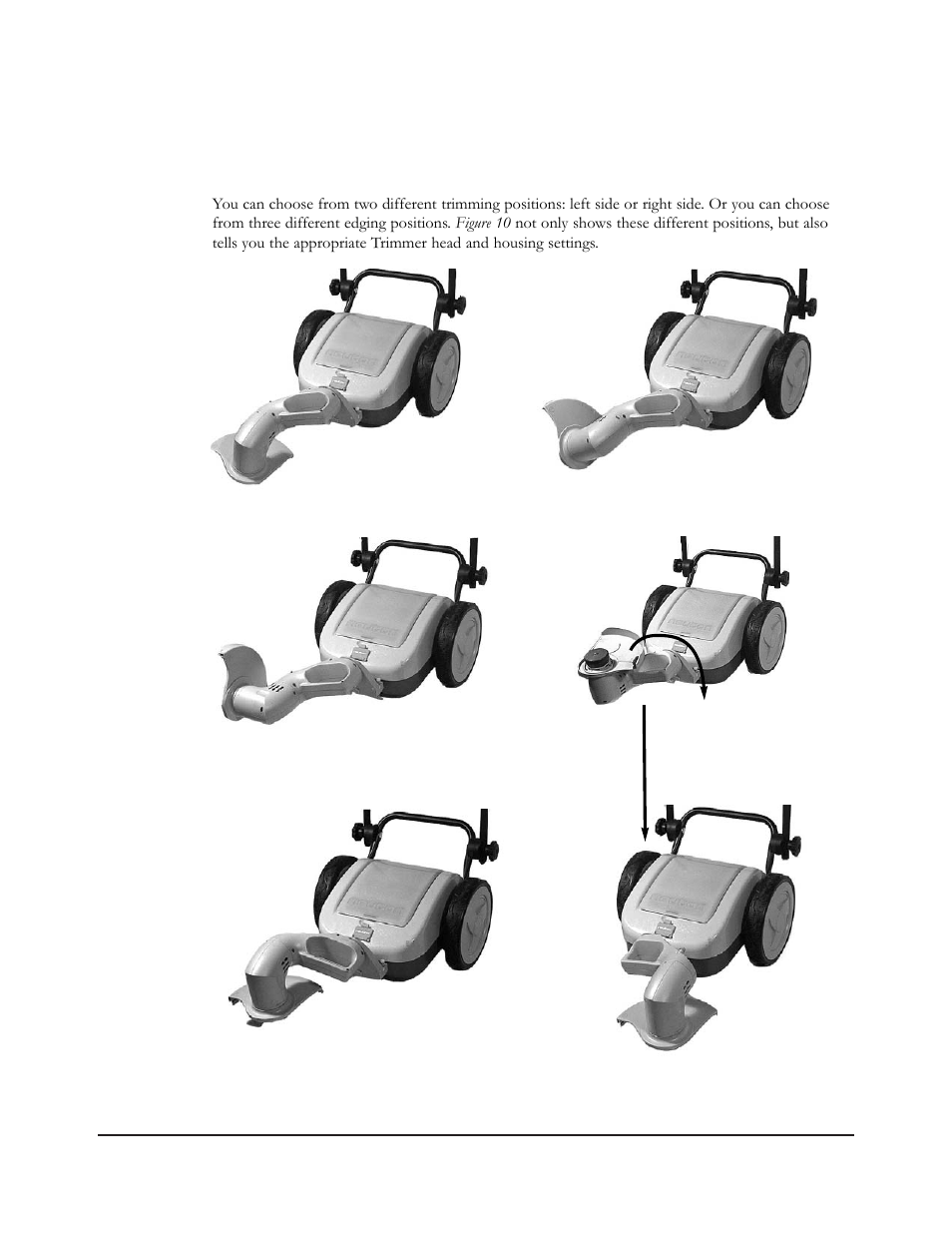 Trimming and edging positions | Neuton MA 3.0 User Manual | Page 15 / 24