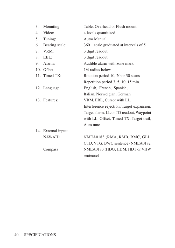 Network Computing Devices JRC 1500 MKII User Manual | Page 47 / 50
