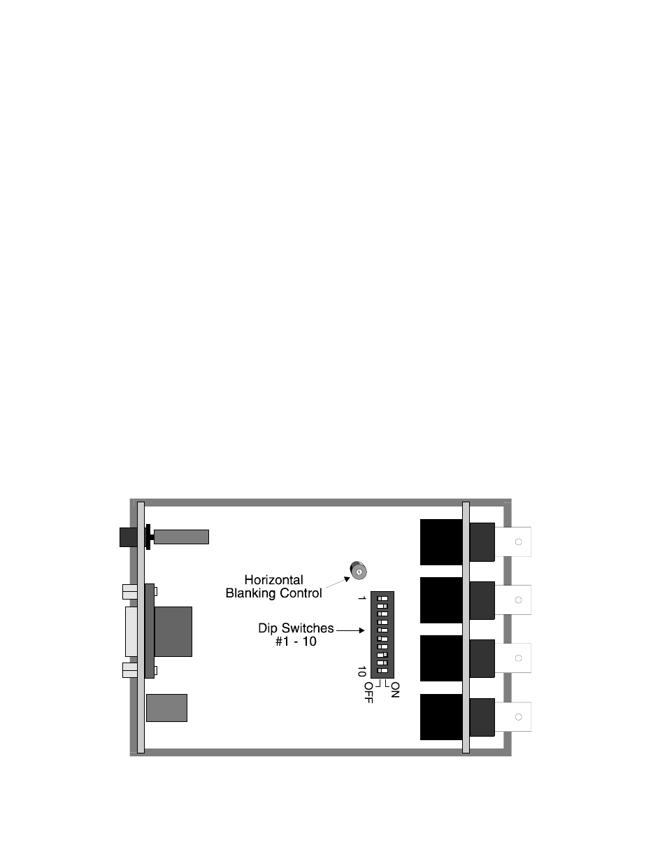 In2000 internal view - bottom board | Network Computing Devices Universal Video Interface Series IN2001 User Manual | Page 10 / 18