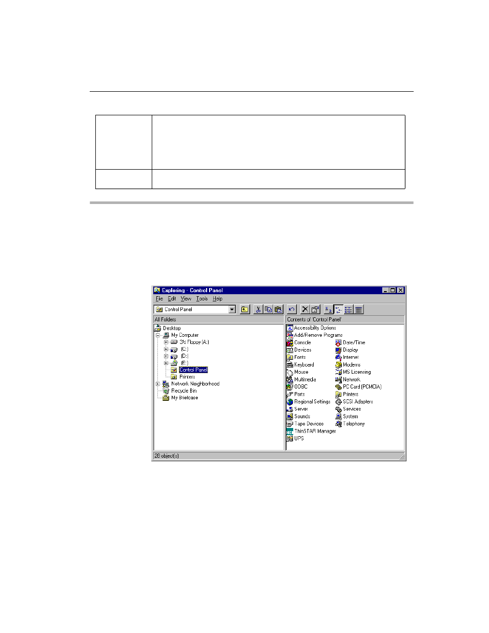 Allows you to log off the terminal server host, Finding things, Figure 2-3 windows nt explorer window | Network Computing Devices 300 User Manual | Page 23 / 45