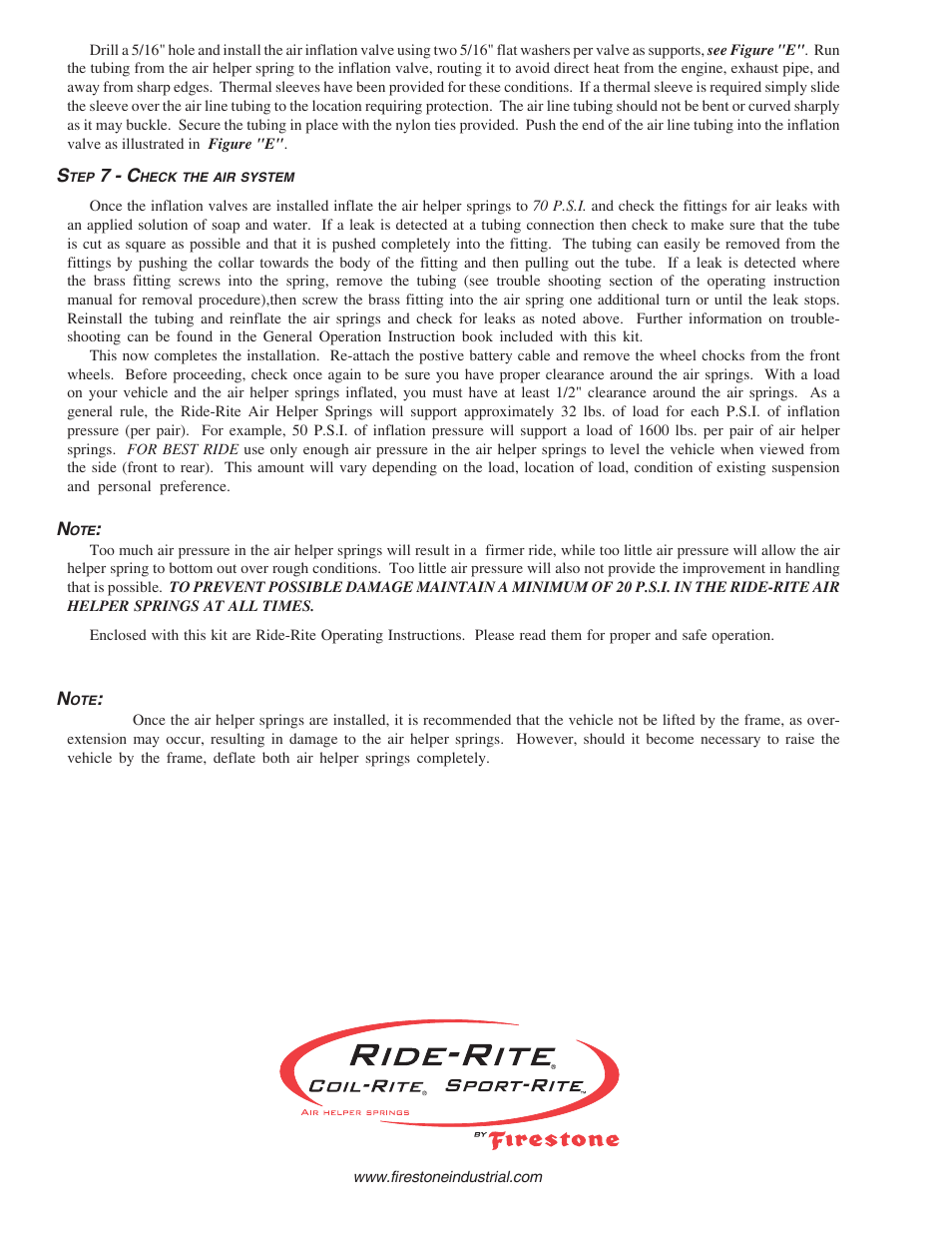 Network Computing Devices Ride-Rite Air Helper Springs 2231 User Manual | Page 4 / 4