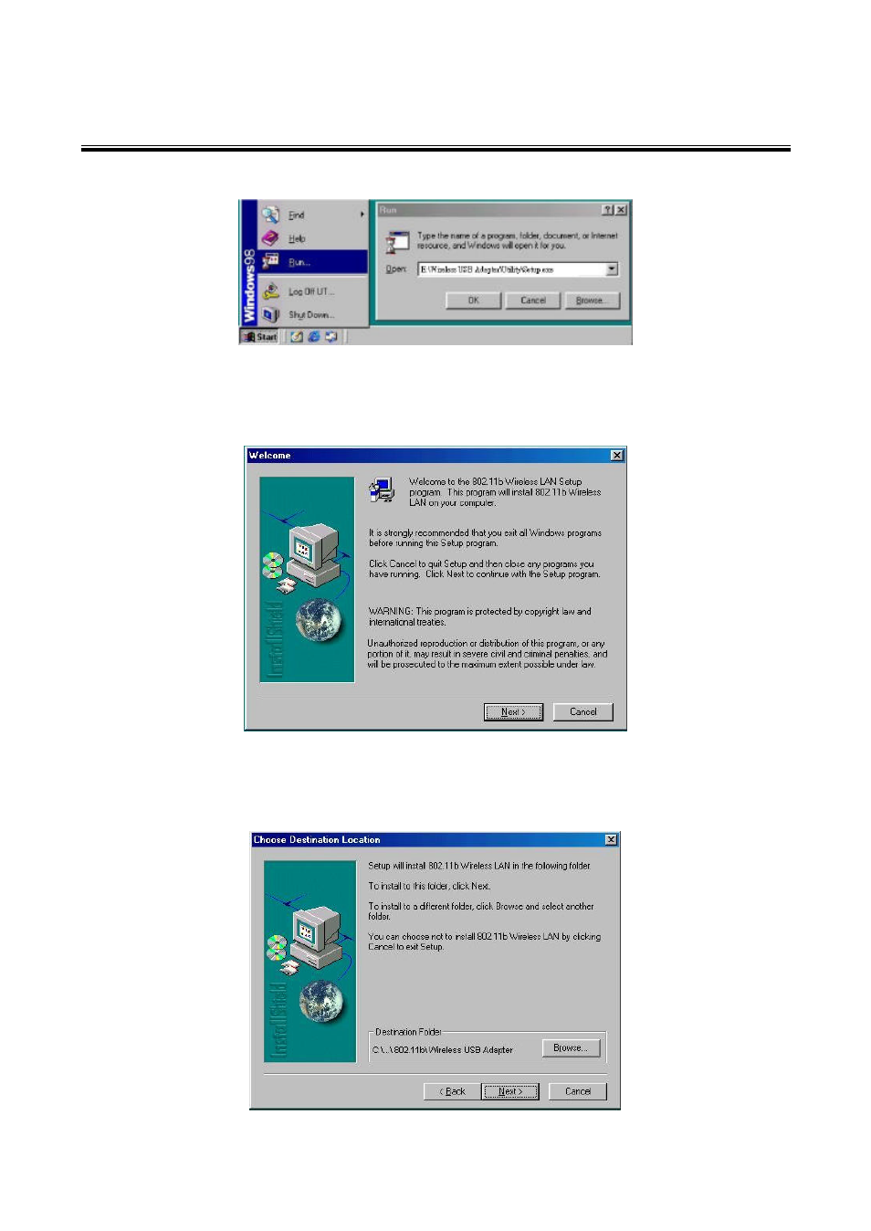 2 install wireless usb adapter utility | Network Computing Devices Gigabit Ethernet Adapter None User Manual | Page 12 / 28