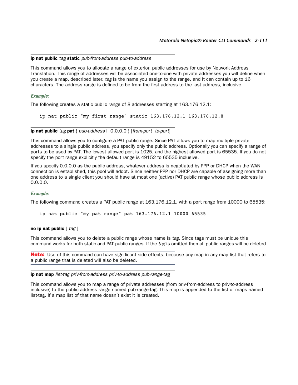 Netopia CLI 874 User Manual | Page 123 / 207