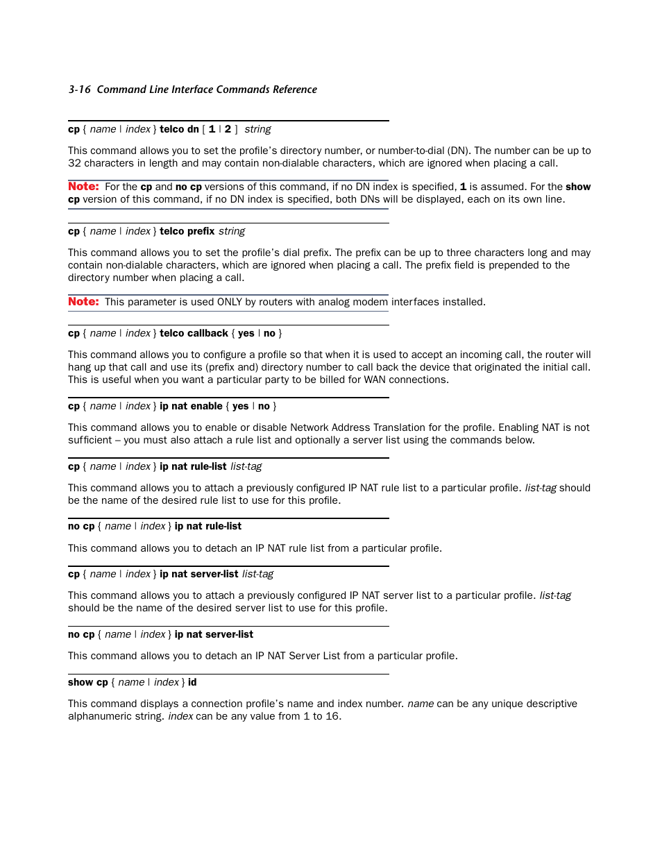 Netopia CLI 874 User Manual | Page 160 / 207