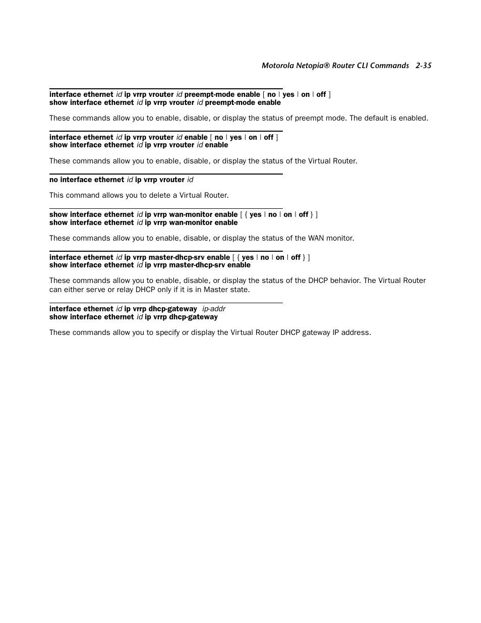 Netopia CLI 874 User Manual | Page 47 / 207
