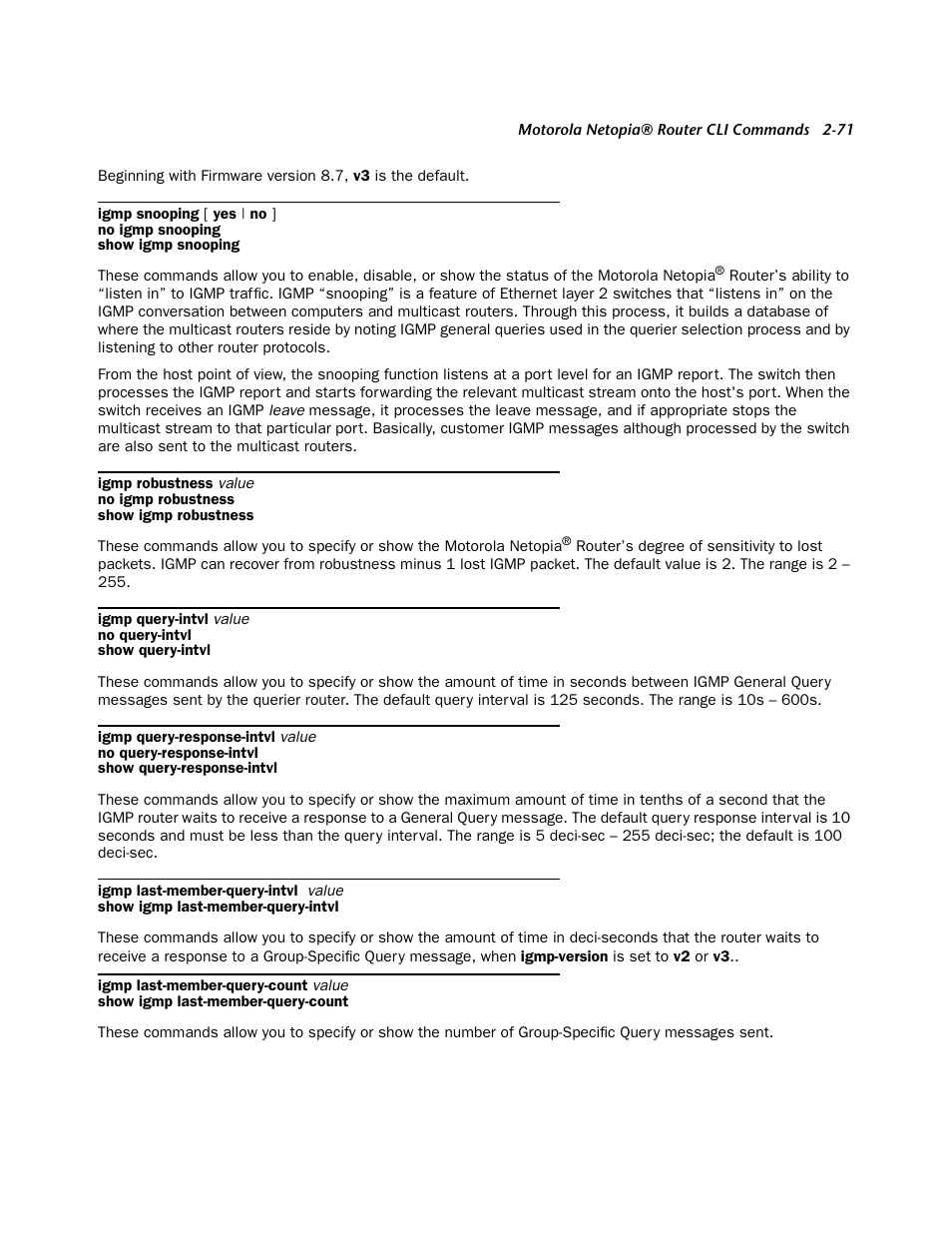 Netopia CLI 874 User Manual | Page 83 / 207