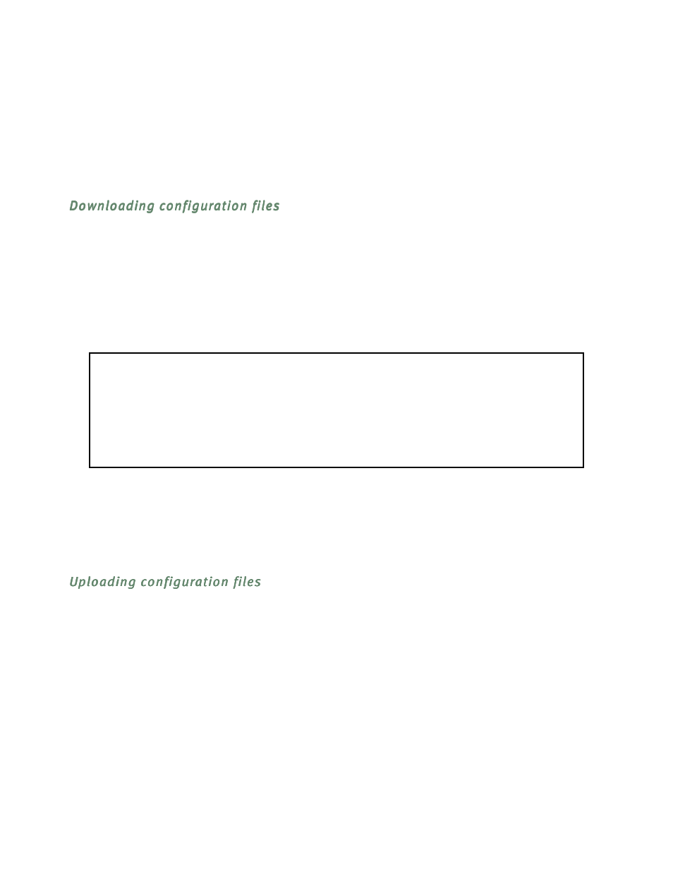 Downloading configuration files, Uploading configuration files | Netopia D3232 IDSL User Manual | Page 101 / 138