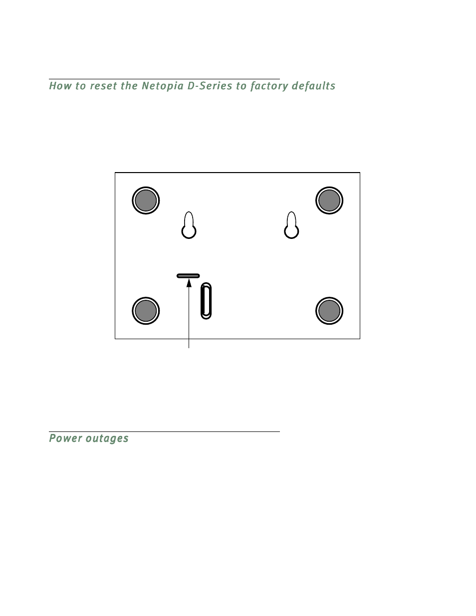 Power outages | Netopia D3232 IDSL User Manual | Page 107 / 138