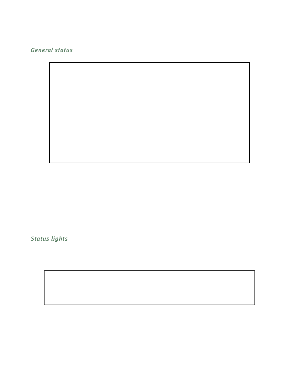 General status, Status lights | Netopia D3232 IDSL User Manual | Page 52 / 138