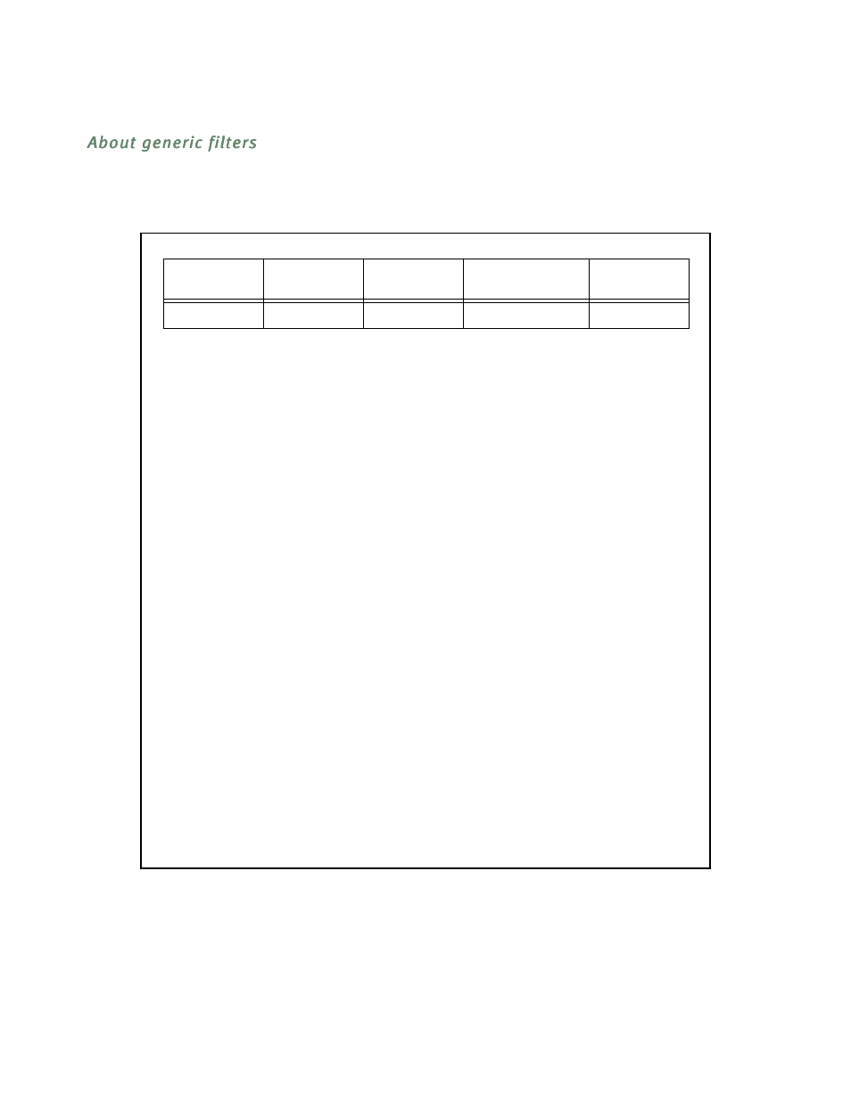 About generic filters | Netopia D3232 IDSL User Manual | Page 87 / 138