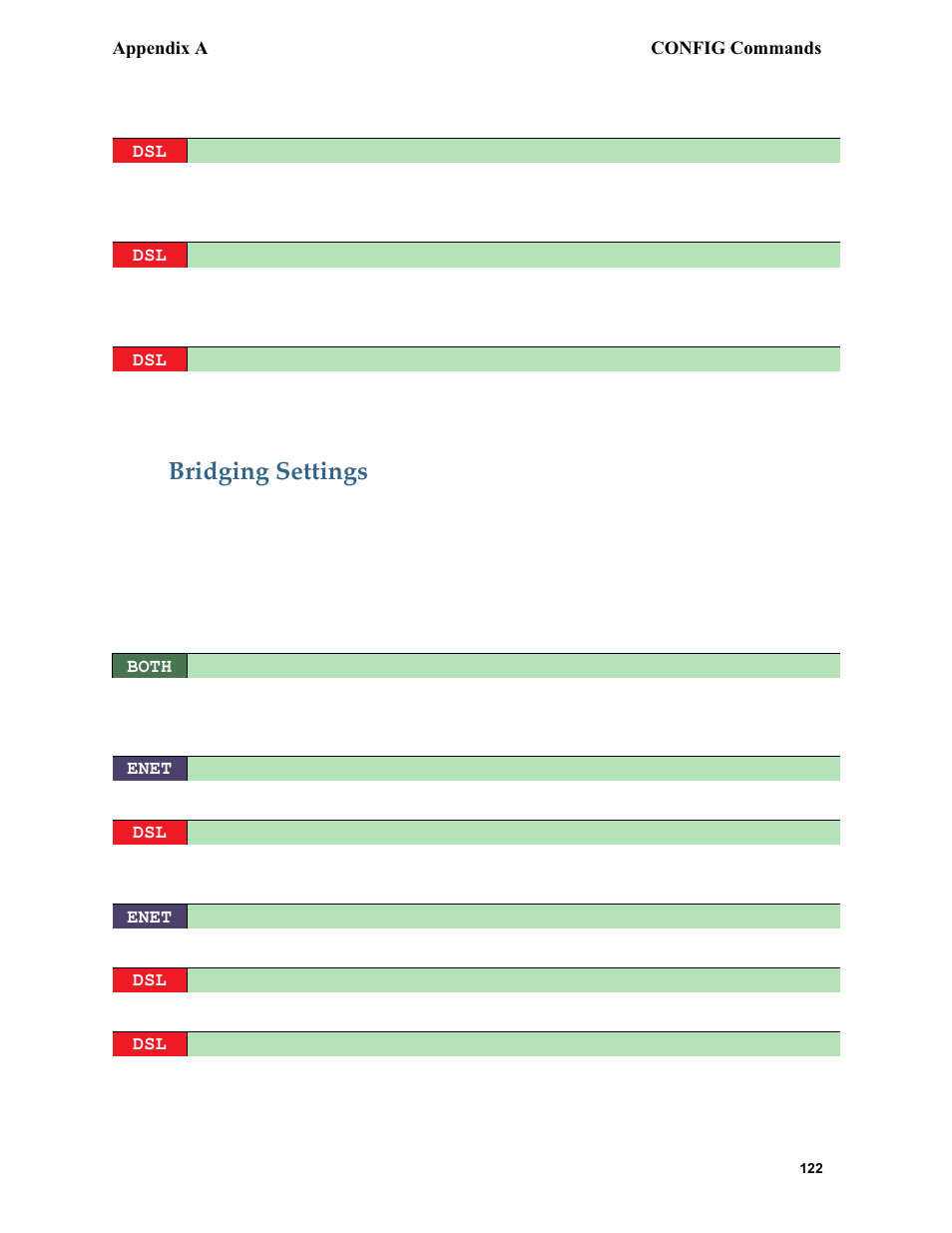 Bridging settings | Netopia 6.3 User Manual | Page 122 / 161