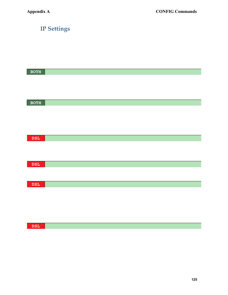 Ip settings, Basic settings dsl settings | Netopia 6.3 User Manual | Page 125 / 161