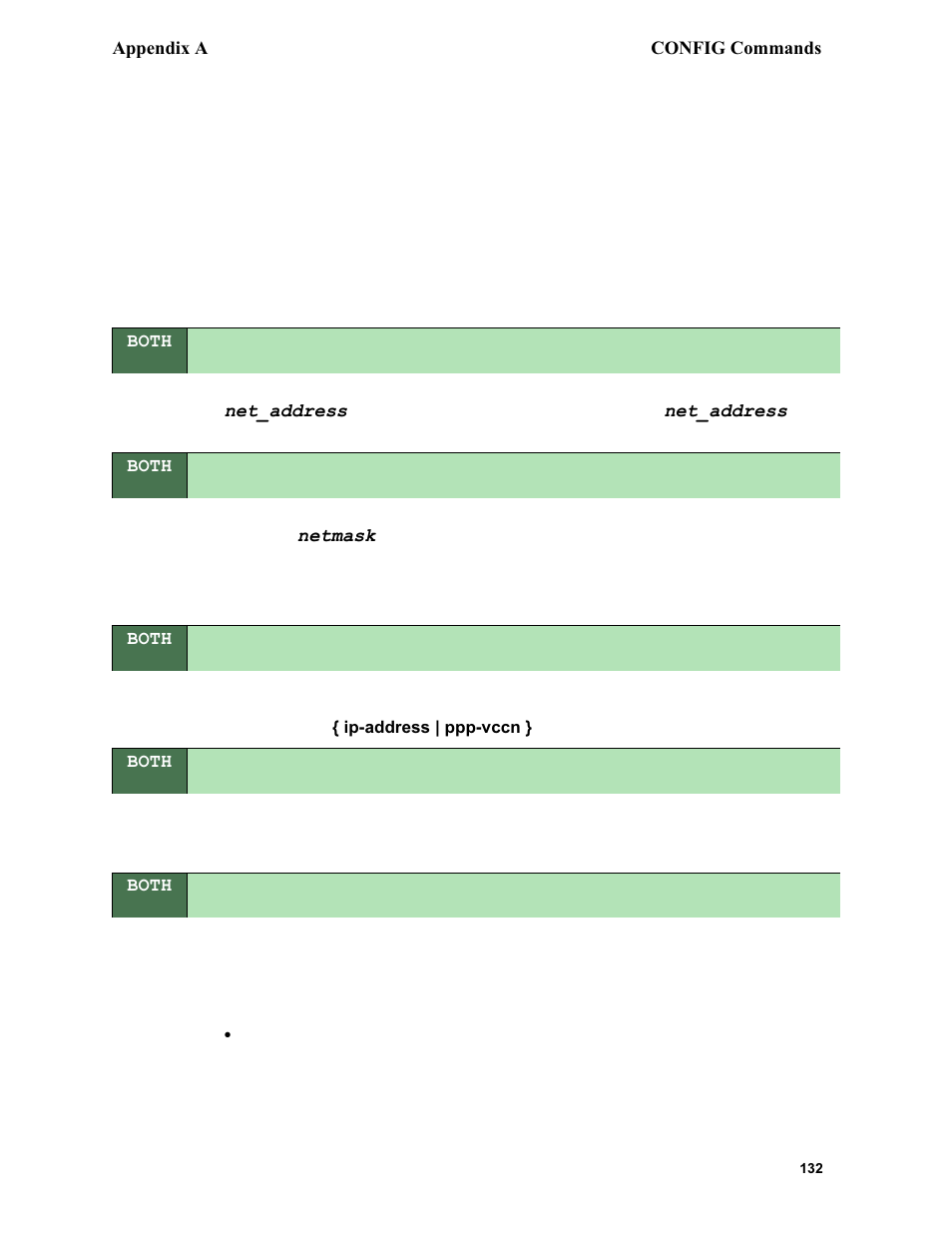 Static route settings | Netopia 6.3 User Manual | Page 132 / 161