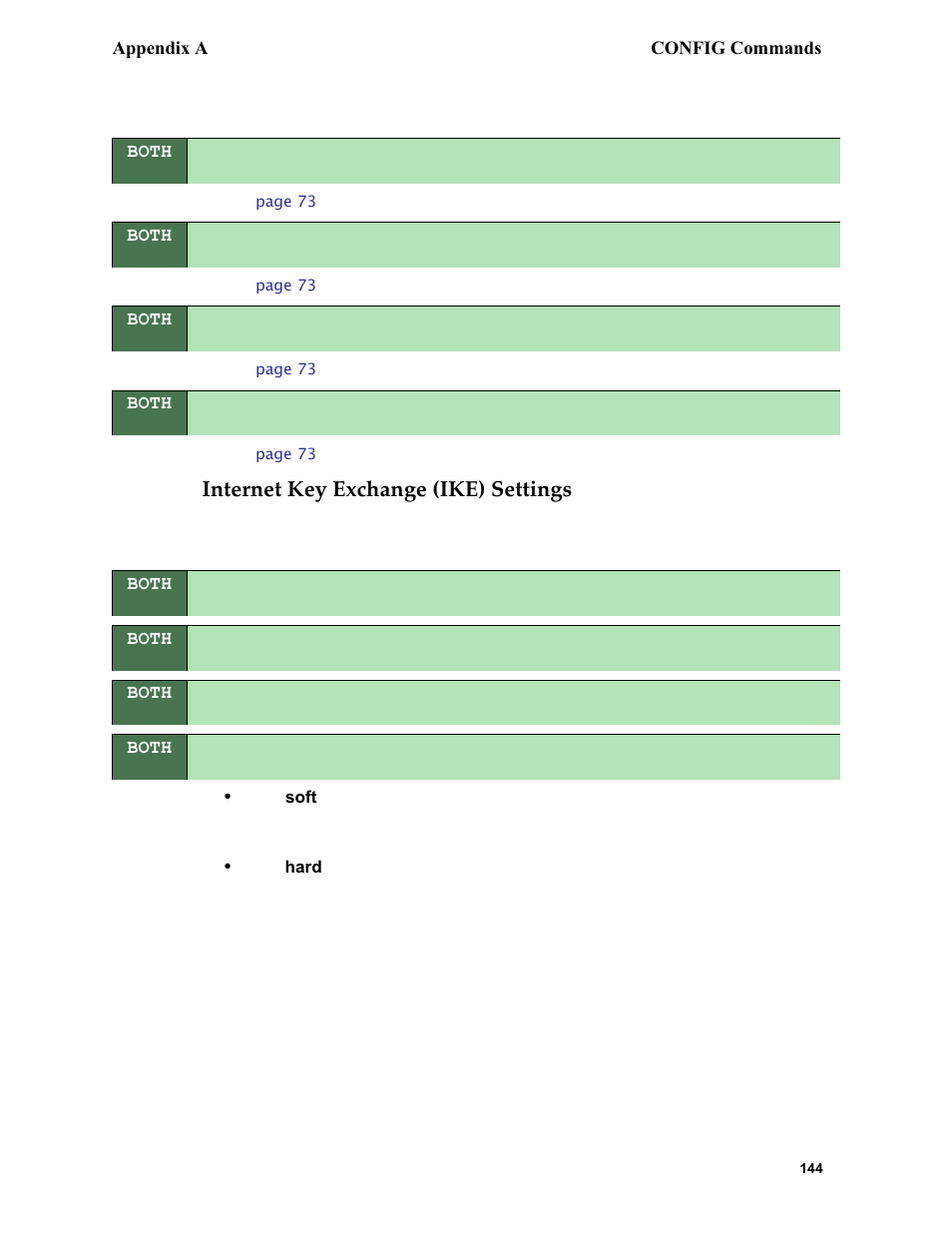 Internet key exchange (ike) settings | Netopia 6.3 User Manual | Page 144 / 161