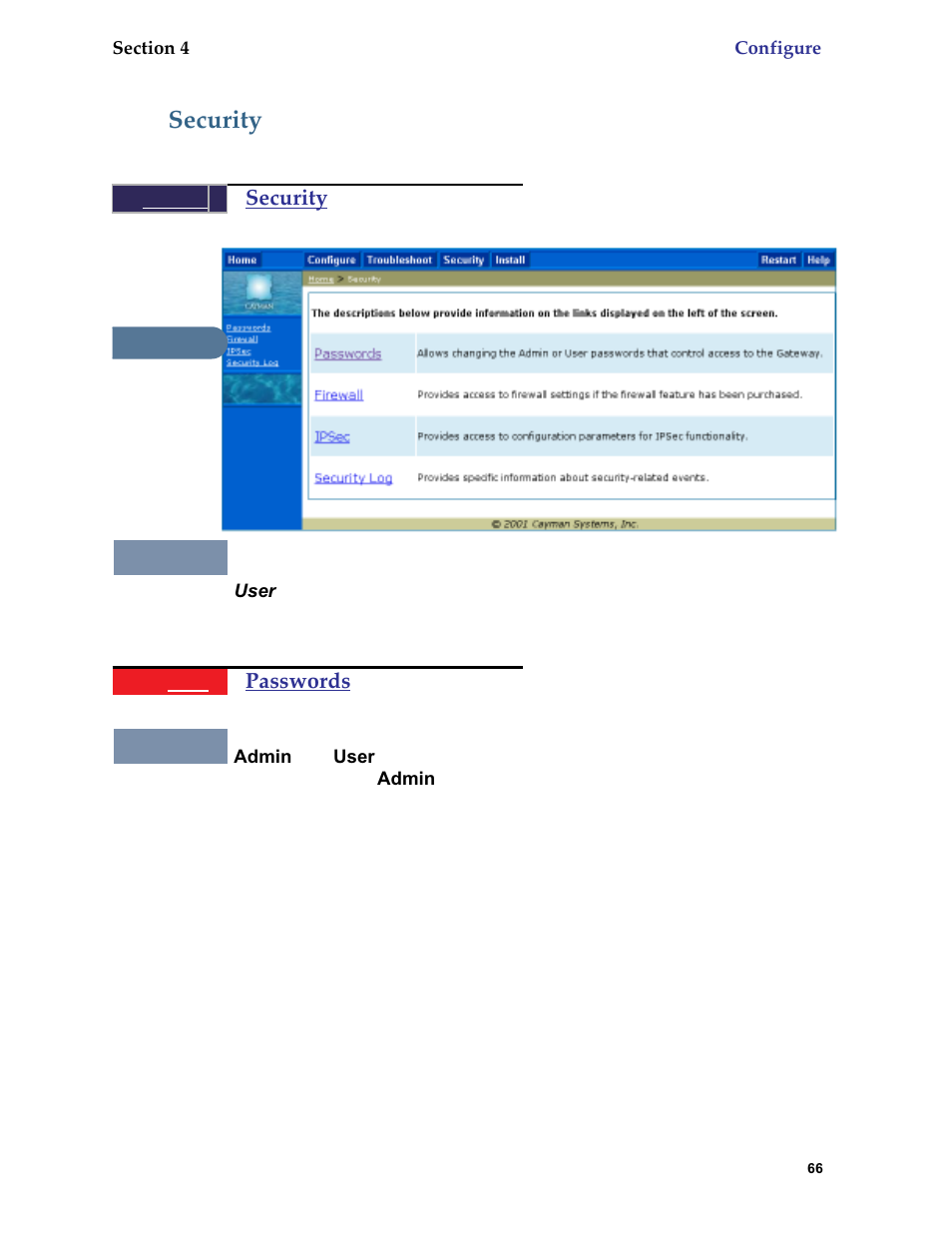 Security | Netopia 6.3 User Manual | Page 66 / 161