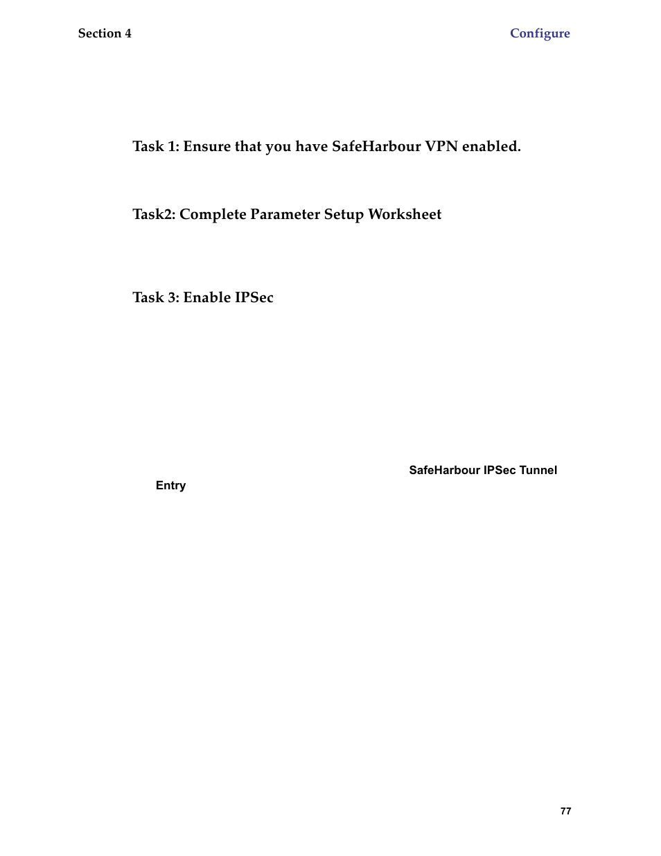 Safeharbour tunnel setup | Netopia 6.3 User Manual | Page 77 / 161