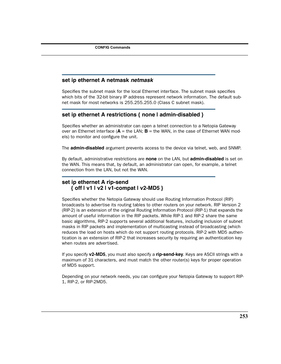 Netopia 2200 User Manual | Page 253 / 351