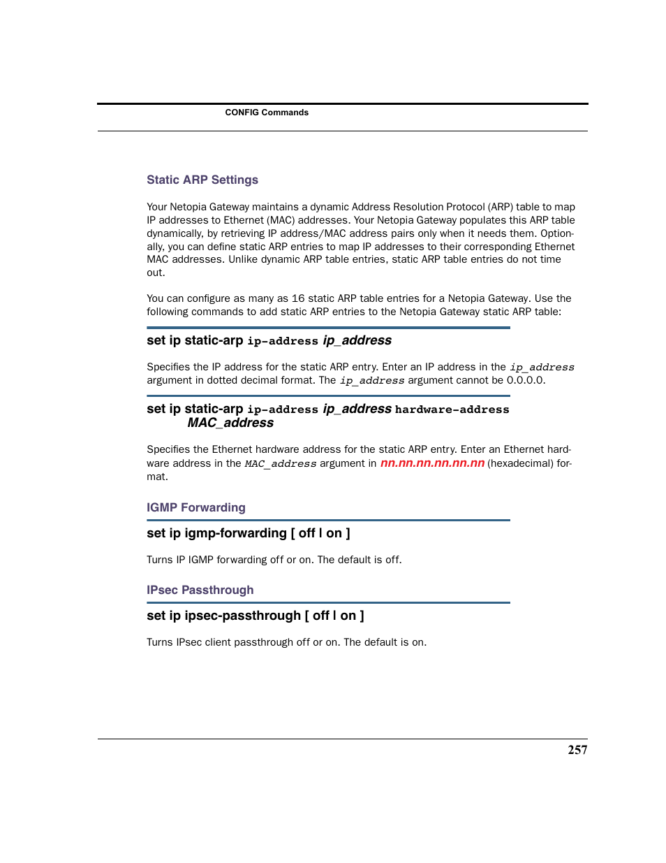 Netopia 2200 User Manual | Page 257 / 351