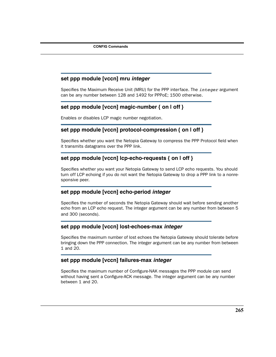Netopia 2200 User Manual | Page 265 / 351