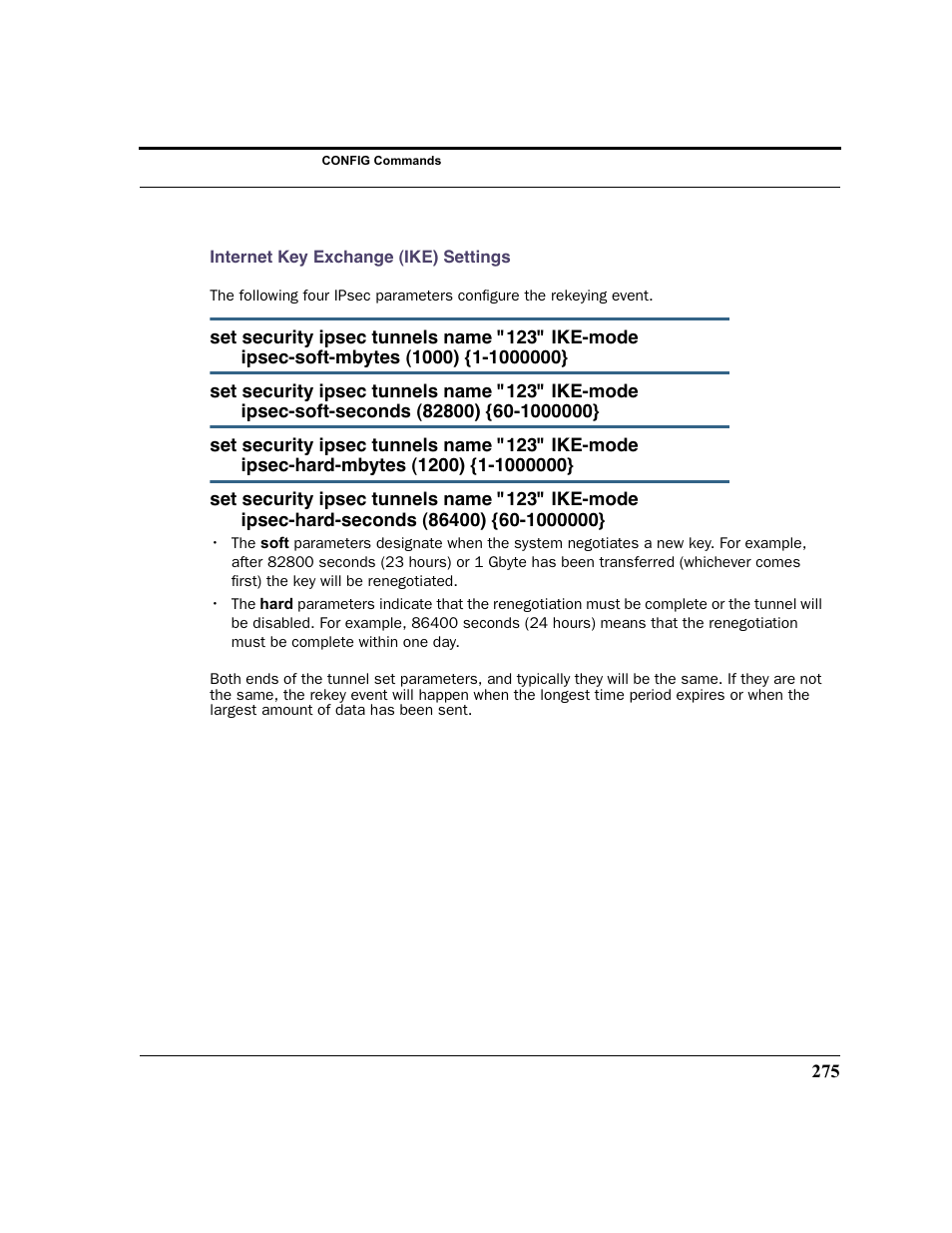 Internet key exchange (ike) settings | Netopia 2200 User Manual | Page 275 / 351