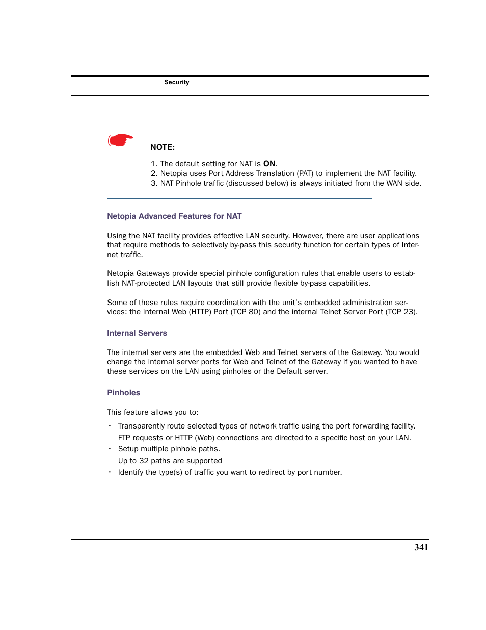 Netopia 2200 User Manual | Page 341 / 351