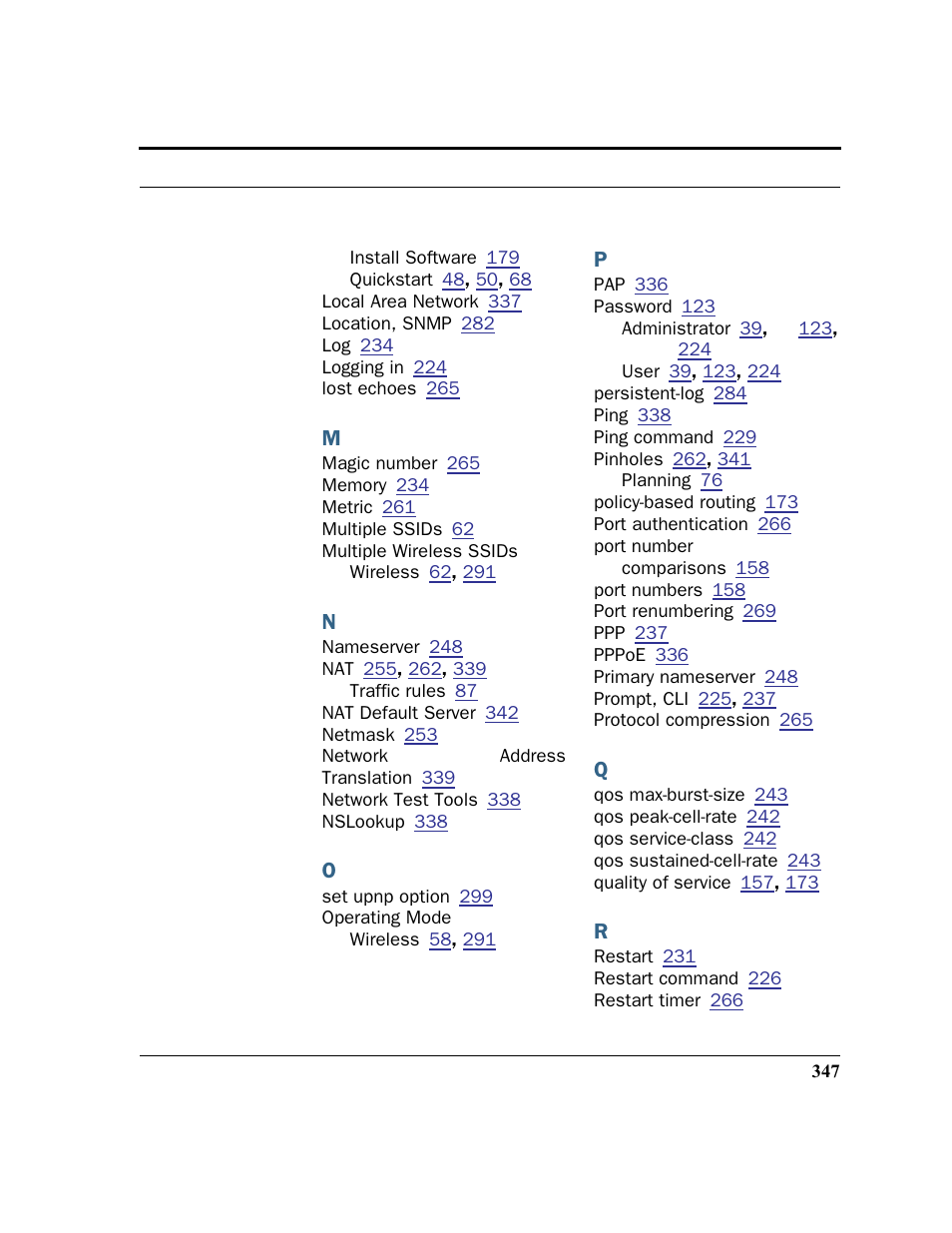 Netopia 2200 User Manual | Page 347 / 351