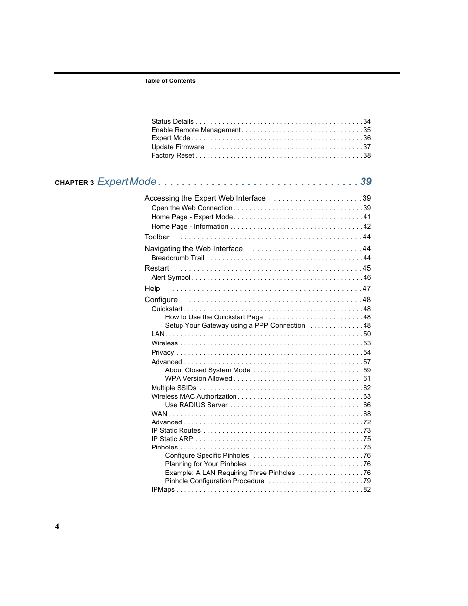 Expert mode | Netopia 2200 User Manual | Page 4 / 351