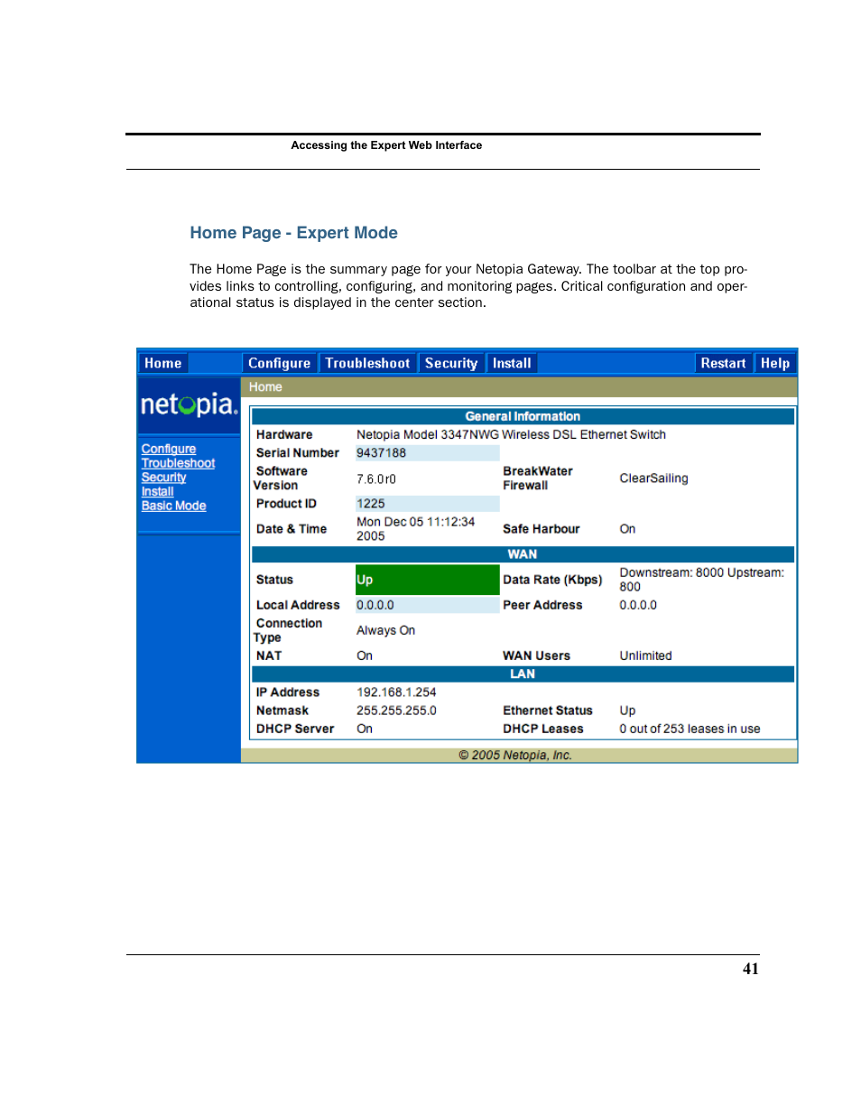 Netopia 2200 User Manual | Page 41 / 351