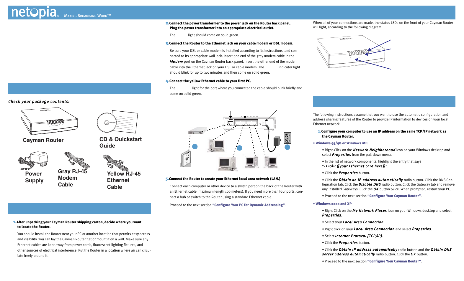 Netopia 3386-ENT User Manual | 2 pages