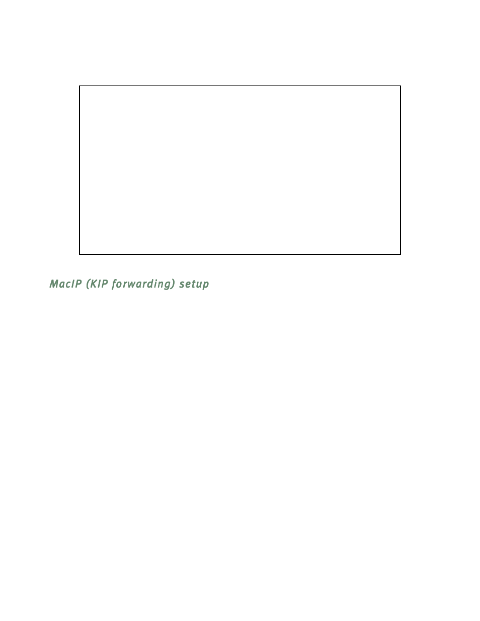 Macip (kip forwarding) setup, Macip (kip for warding) setup -29 | Netopia R5300 User Manual | Page 129 / 290