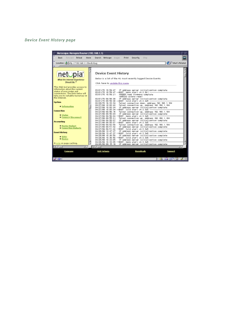 Displays the most r | Netopia R5300 User Manual | Page 178 / 290