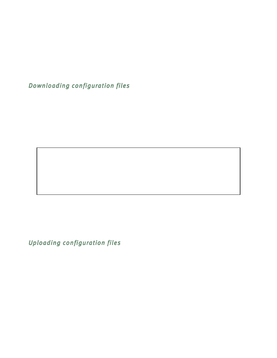 Downloading configuration files, Uploading configuration files, Downloading configuration files -12 | Uploading configuration files -12 | Netopia R5300 User Manual | Page 228 / 290