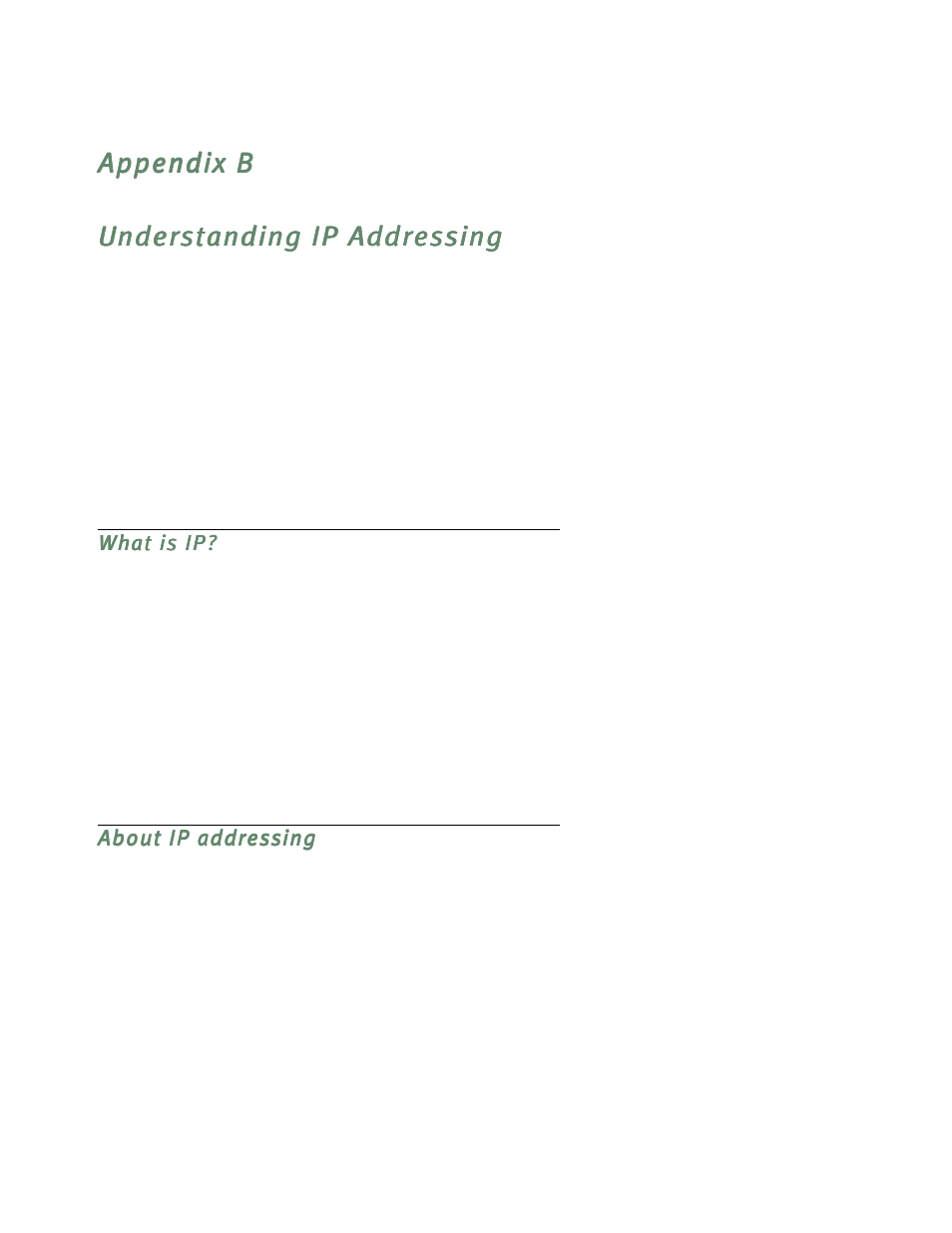 Understanding ip addressing, What is ip, About ip addressing | Mation see, Appendix b, Essing, see, Appendix b, “understanding ip addressing | Netopia R5300 User Manual | Page 239 / 290