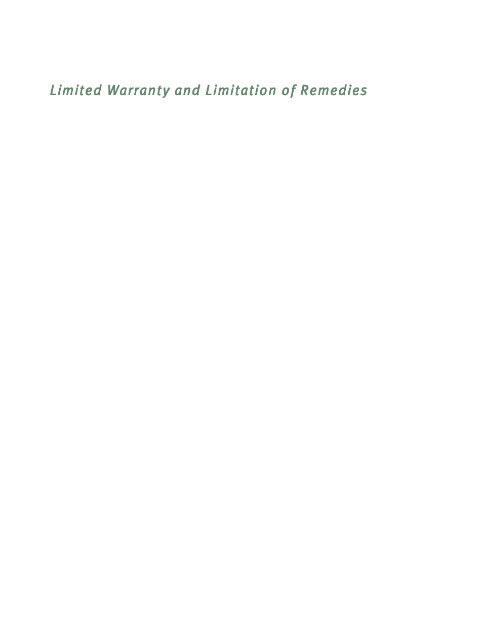 Limited warranty and limitation of remedies | Netopia R5300 User Manual | Page 289 / 290