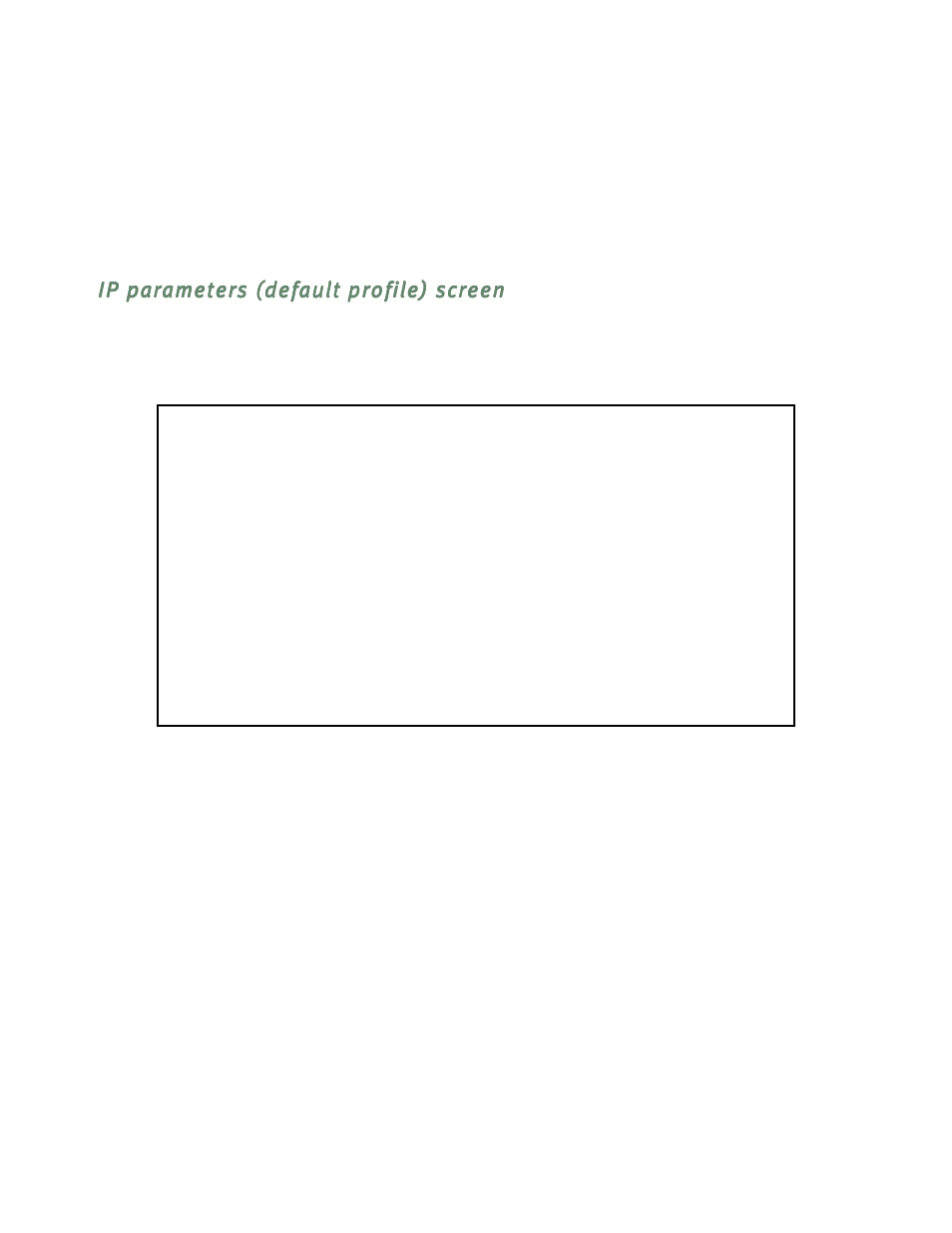 Ip parameters (default profile) screen, Ip parameters (default profile) screen -21 | Netopia R5300 User Manual | Page 83 / 290