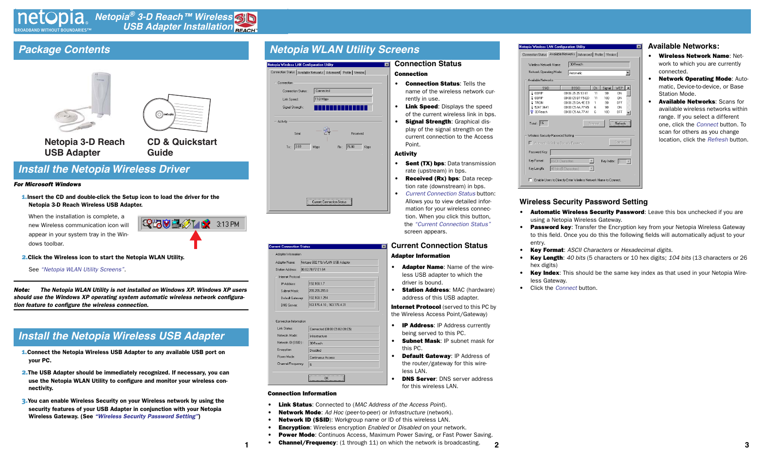 Netopia 3-D REACH 6180088-00-01 User Manual | 2 pages