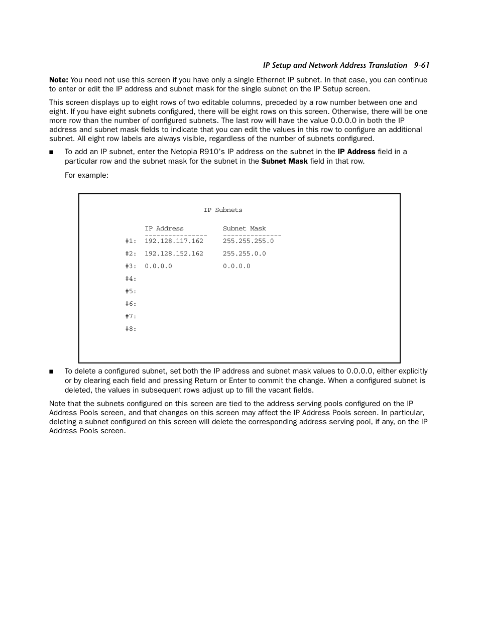 Netopia R910 User Manual | Page 61 / 209