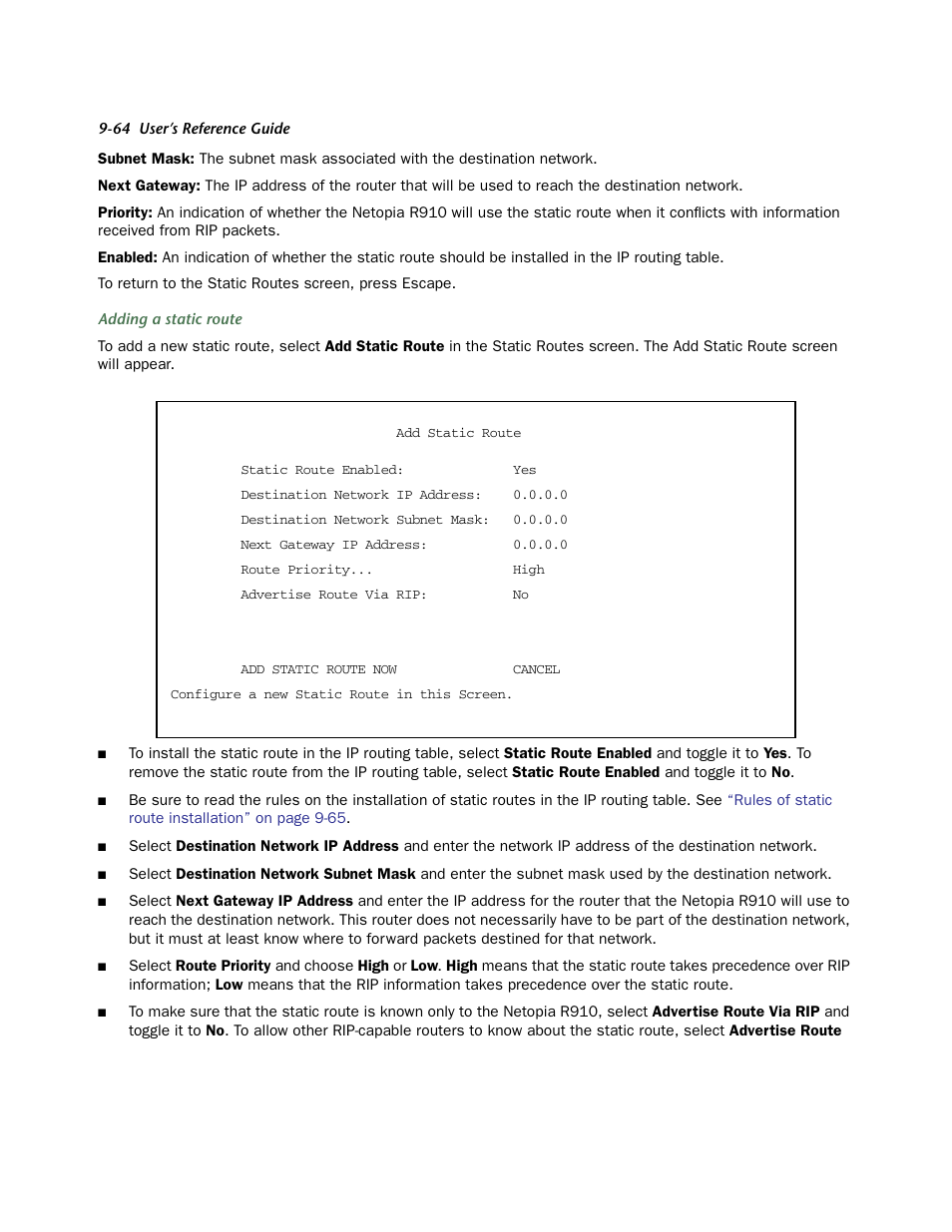 Netopia R910 User Manual | Page 64 / 209