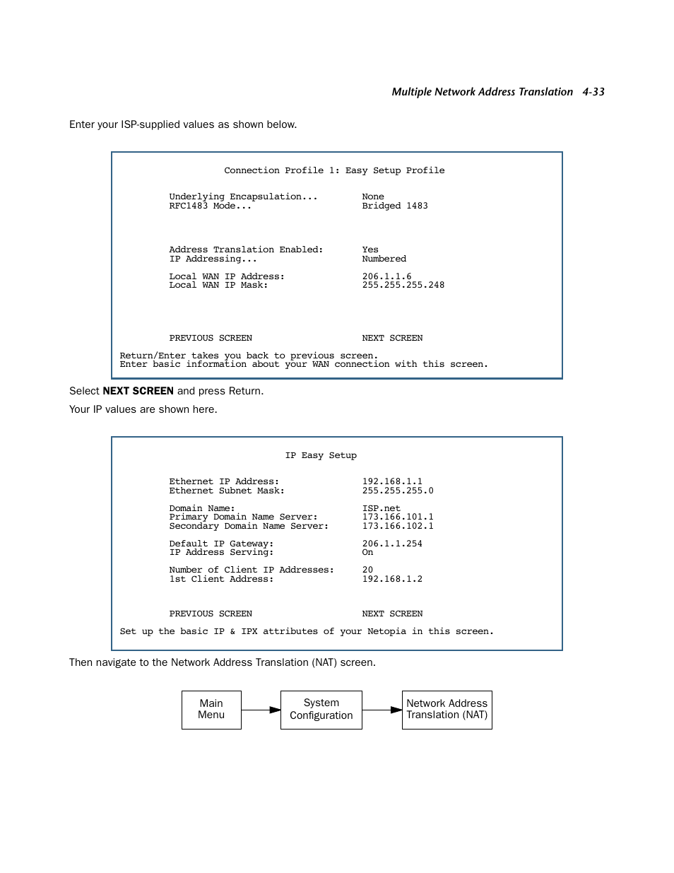 Netopia 3300 User Manual | Page 129 / 334