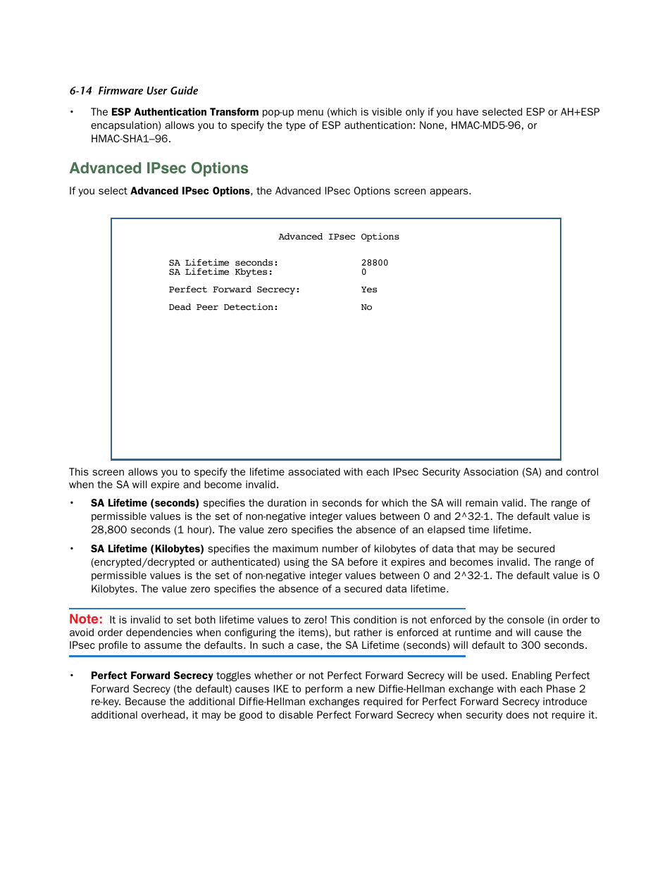 Advanced ipsec options, Advanced ipsec options -14 | Netopia 3300 User Manual | Page 180 / 334
