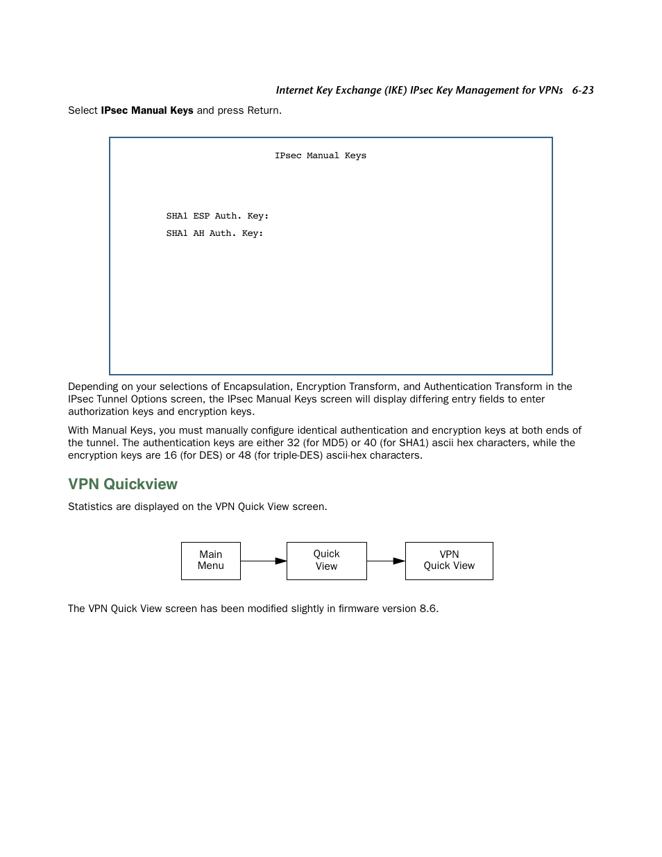 Vpn quickview, Vpn quickview -23 | Netopia 3300 User Manual | Page 189 / 334