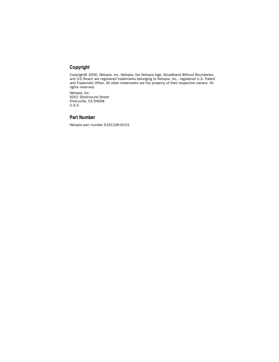 Netopia 3300 User Manual | Page 2 / 334