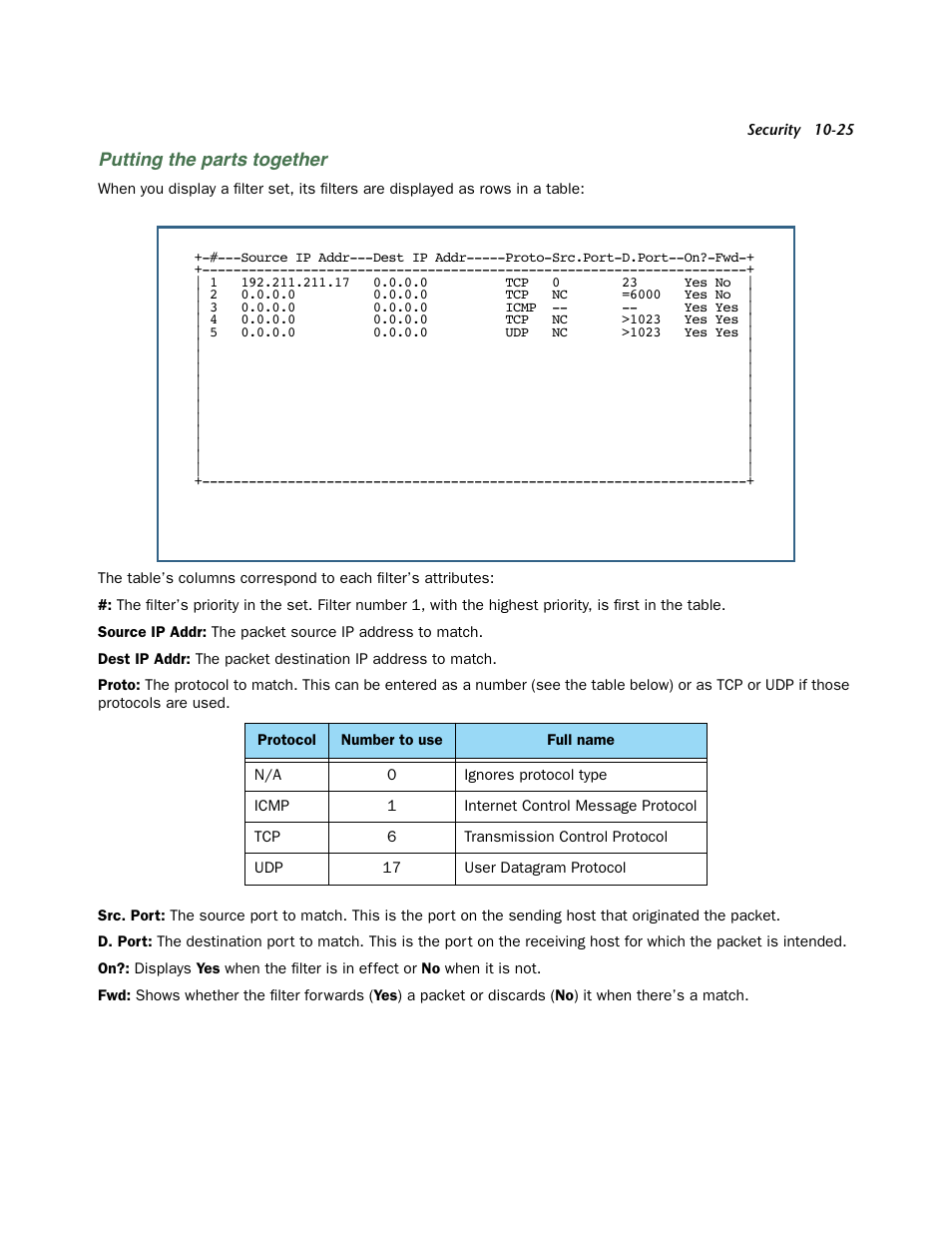 Putting the parts together | Netopia 3300 User Manual | Page 289 / 334