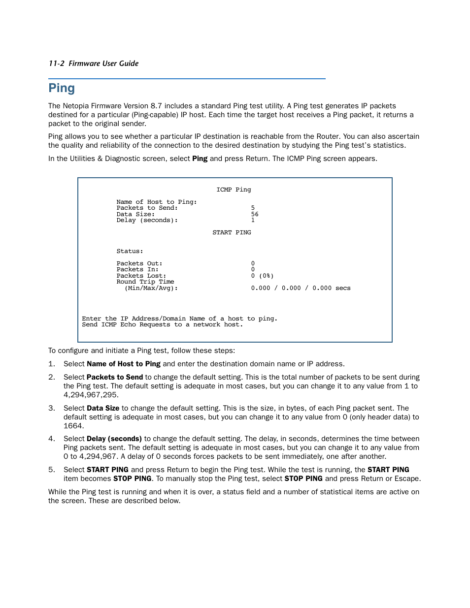 Ping, Ping -2 | Netopia 3300 User Manual | Page 316 / 334