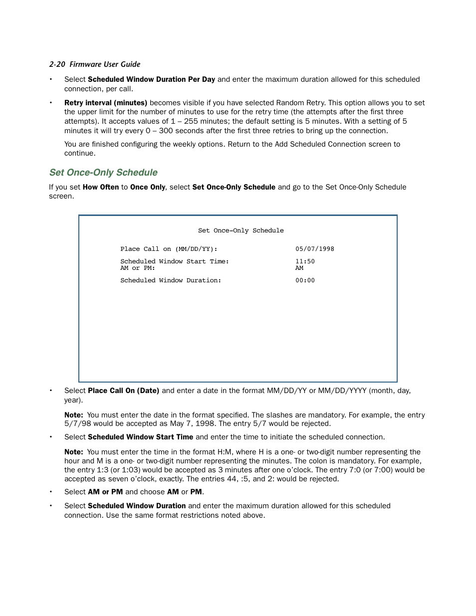 Set once-only schedule | Netopia 3300 User Manual | Page 36 / 334