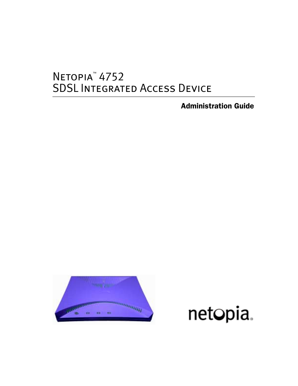 Netopia 4752 User Manual | 284 pages