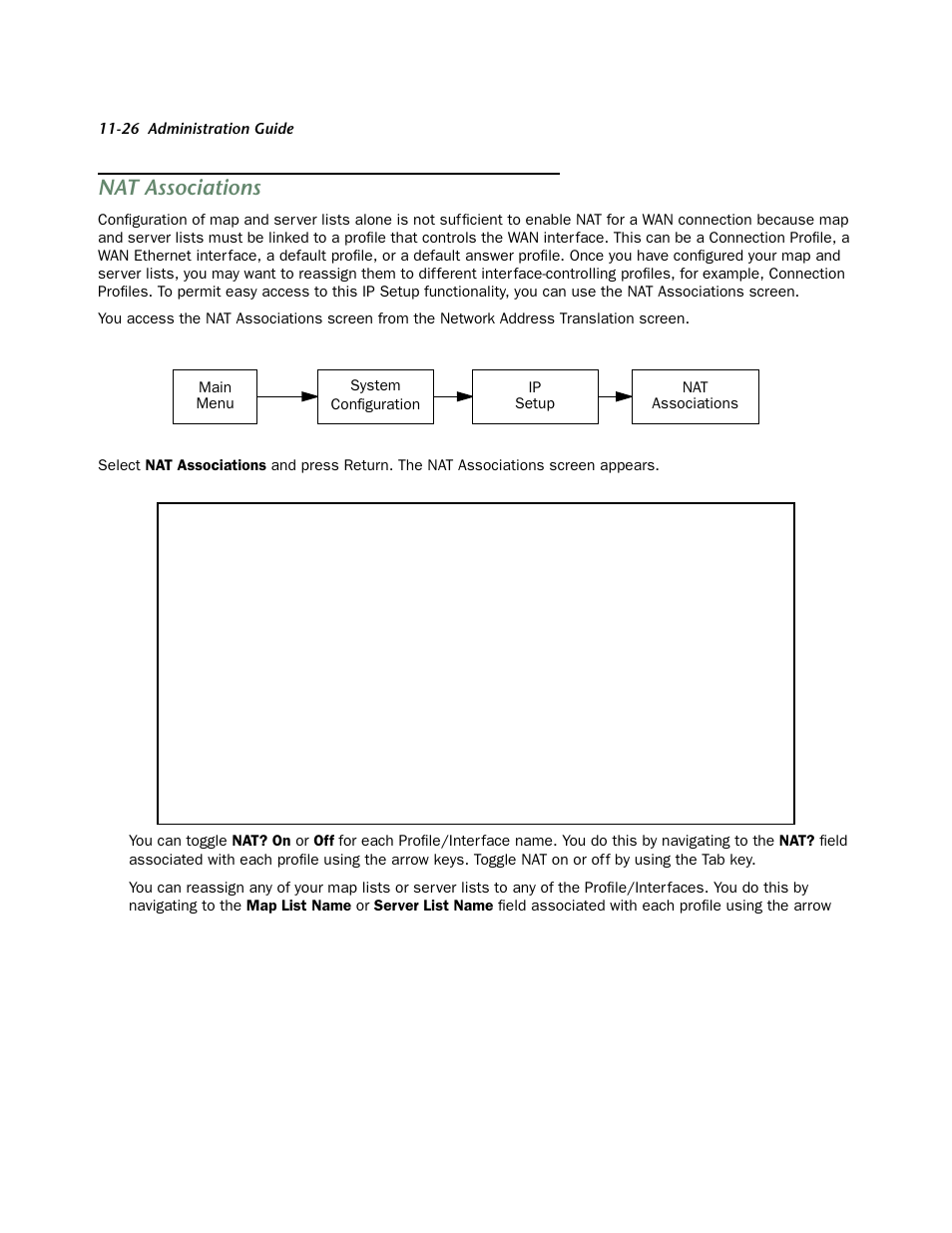 Nat associations, Nat associations -26 | Netopia 4752 User Manual | Page 136 / 284